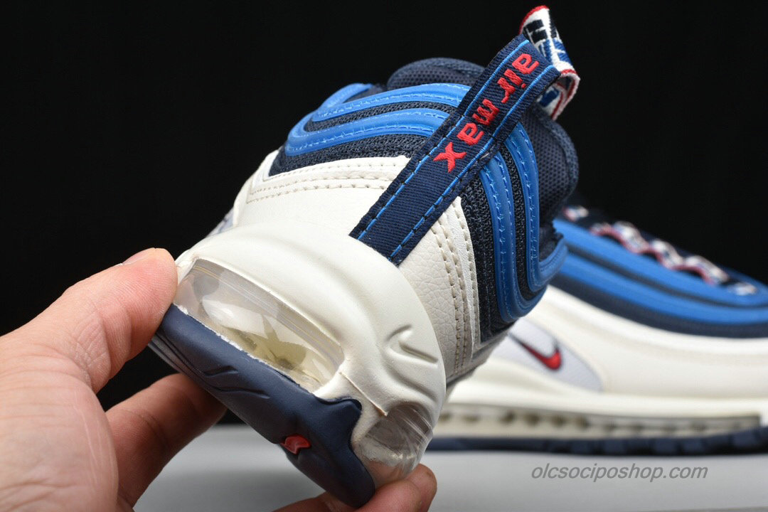 Nike Air Max 97 Kék/Piszkosfehér/Piros Cipők