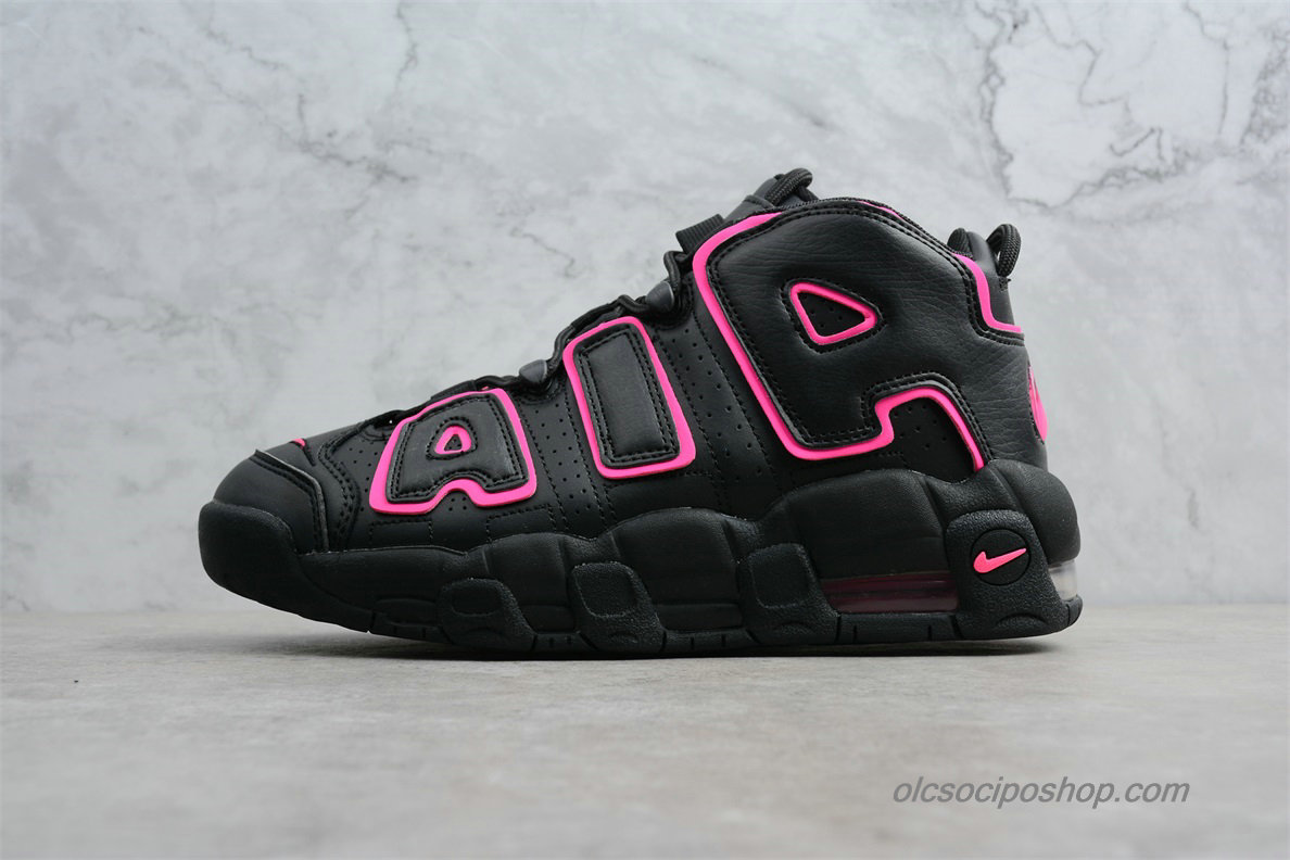 Női Nike Air More Uptempo OG Fekete/Rózsaszín Cipők