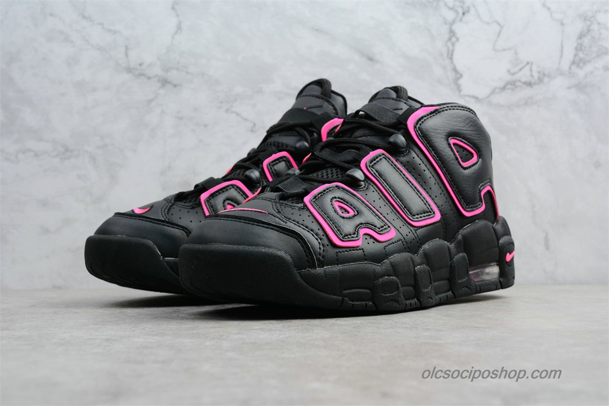 Női Nike Air More Uptempo OG Fekete/Rózsaszín Cipők