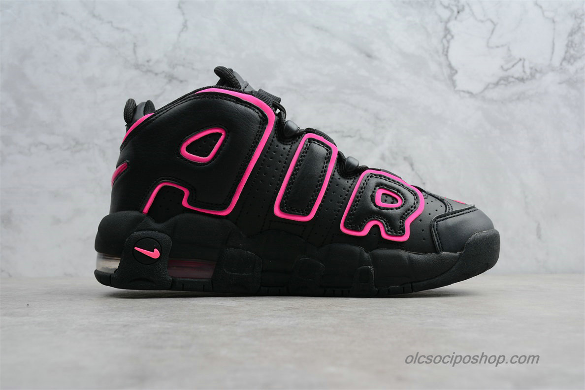 Női Nike Air More Uptempo OG Fekete/Rózsaszín Cipők