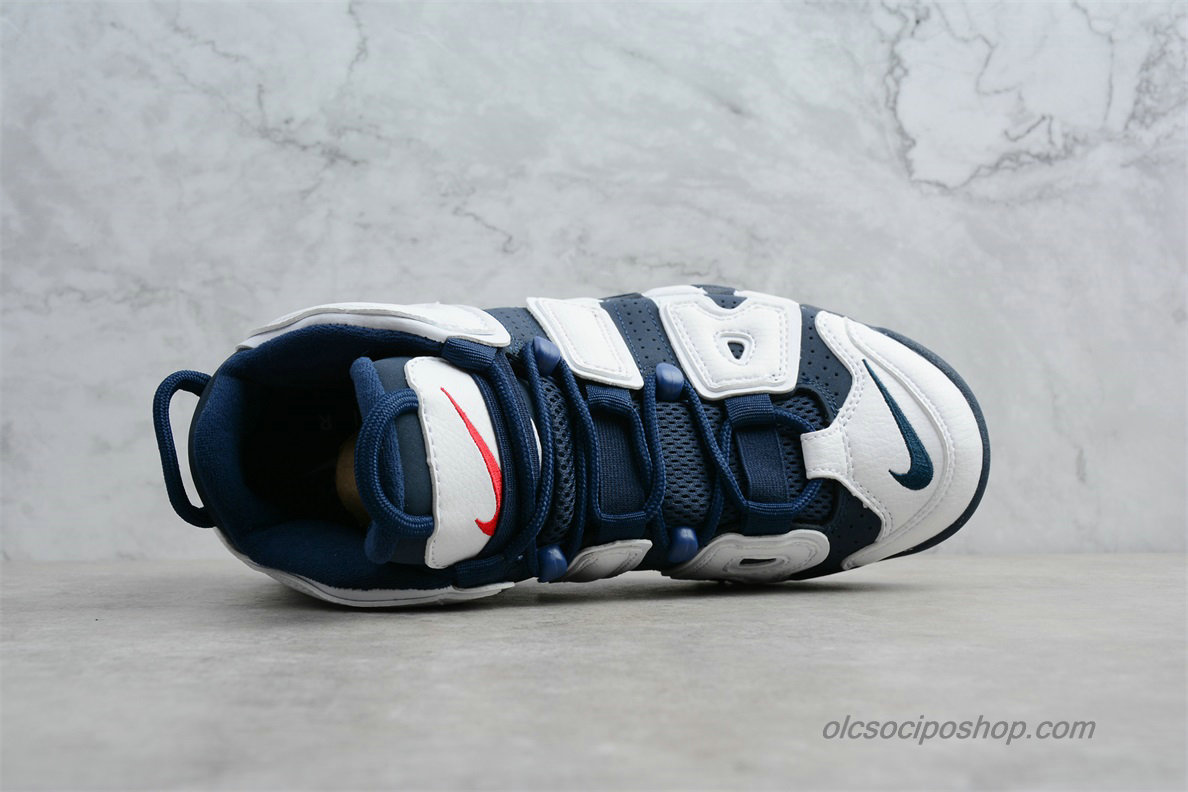 Férfi Nike Air More Uptempo OG Sötétkék/Fehér Cipők (414962-104)