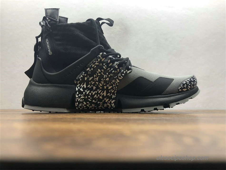 Férfi Acronym x Nike Air Presto Mid Fekete/Szürke Cipők (AH7832-001)