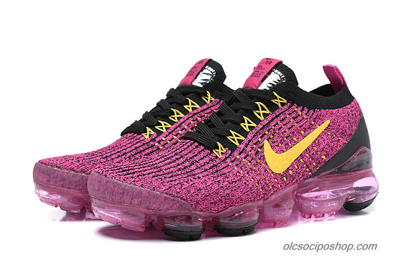 Női Nike Air VaporMax 2019 Rózsaszín/Sárga/Fekete Cipők (AJ6900-105)