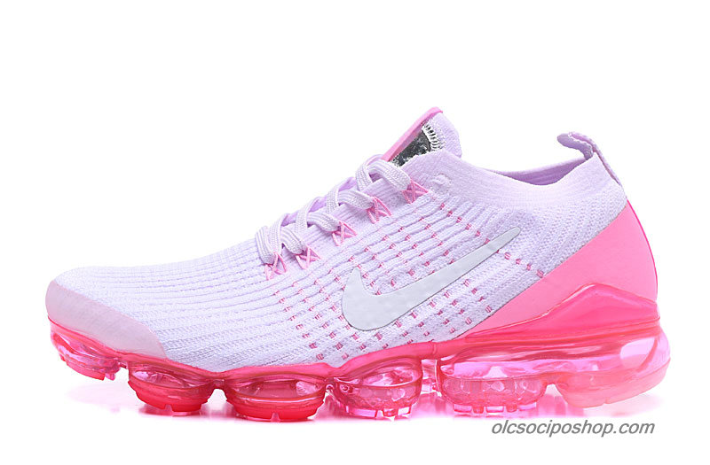 Női Nike Air VaporMax 2019 Fehér/Lila/Rózsaszín Cipők (AJ6910-005)