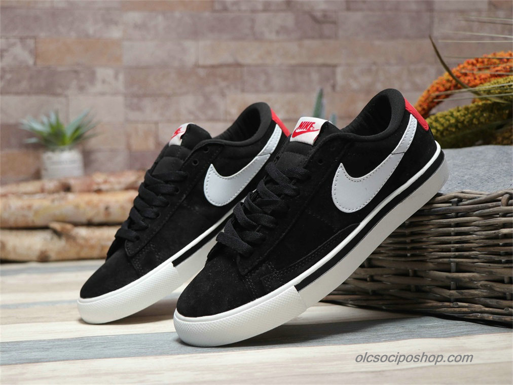 Nike Blazer Low Suede Fekete/Fehér Cipők