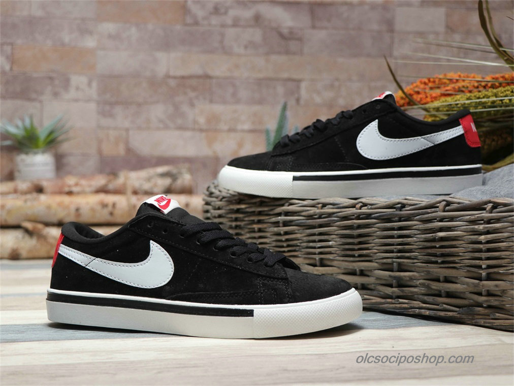 Nike Blazer Low Suede Fekete/Fehér Cipők