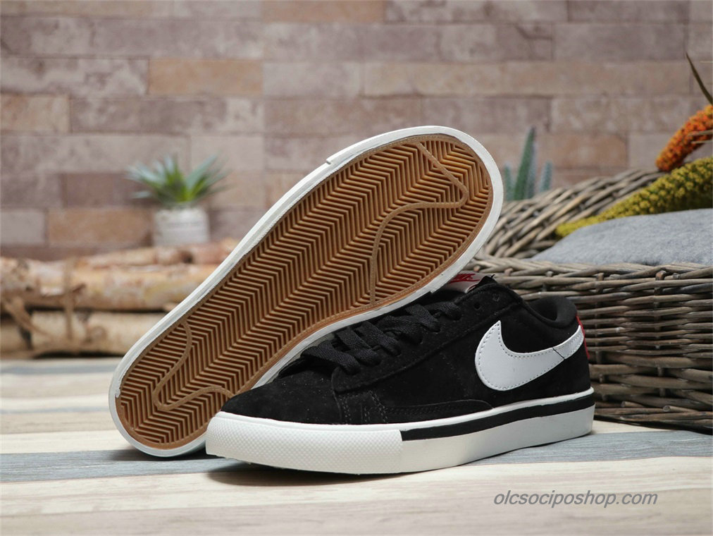 Nike Blazer Low Suede Fekete/Fehér Cipők