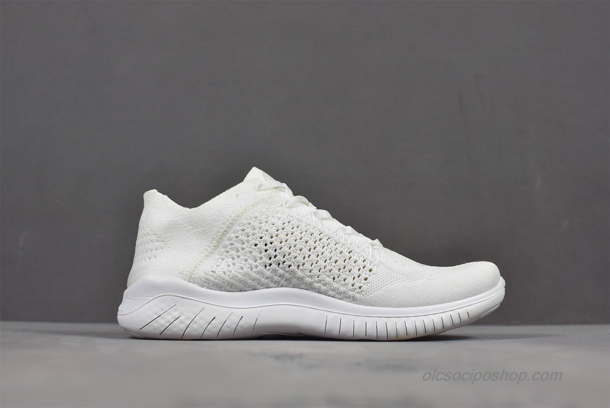 Férfi Nike Free Flyknit 2018 Barefoot Fehér Cipők (942838-103)