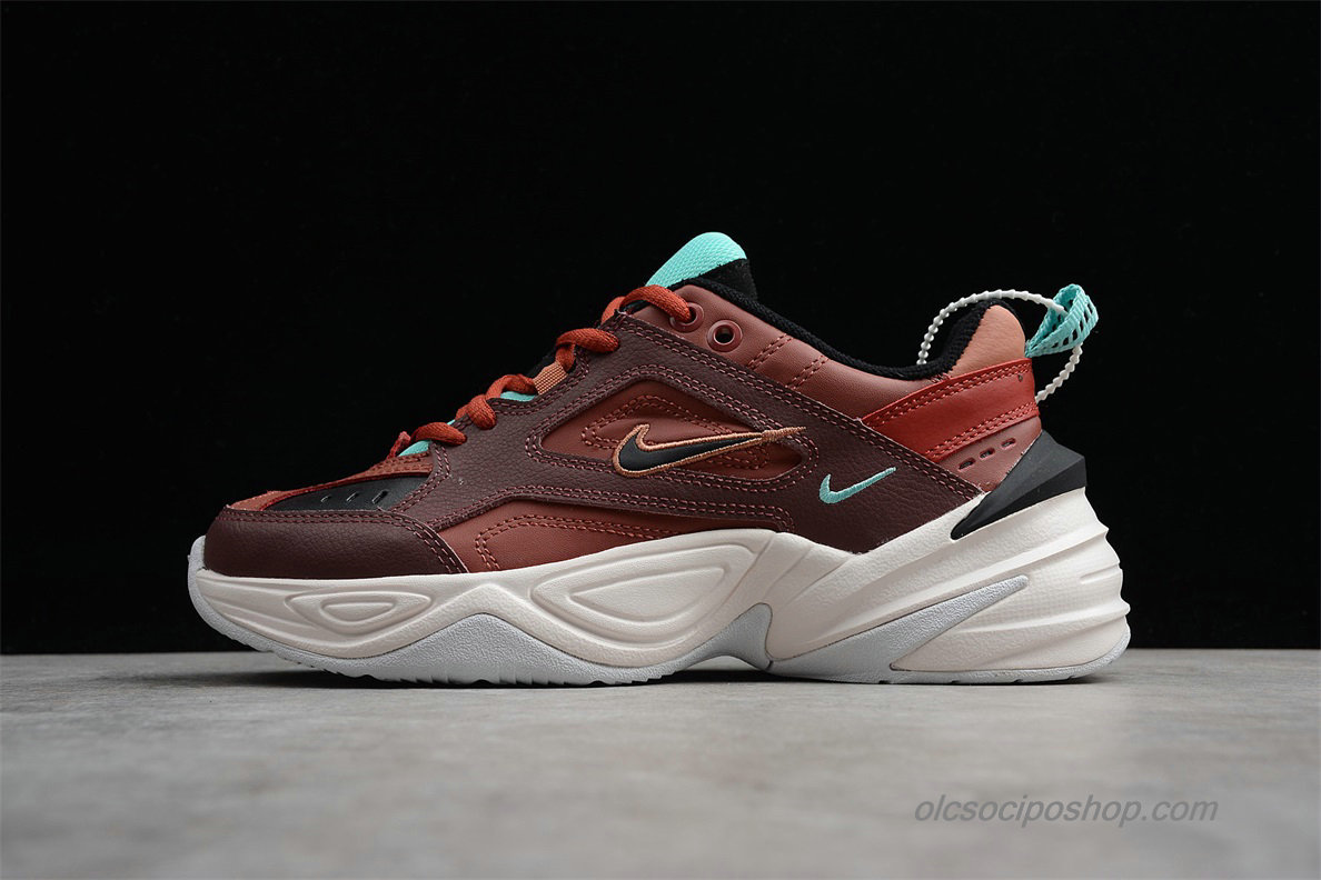 Női Nike M2K Tekno Barna/Zöld/Fekete Cipők (AO3108-200)