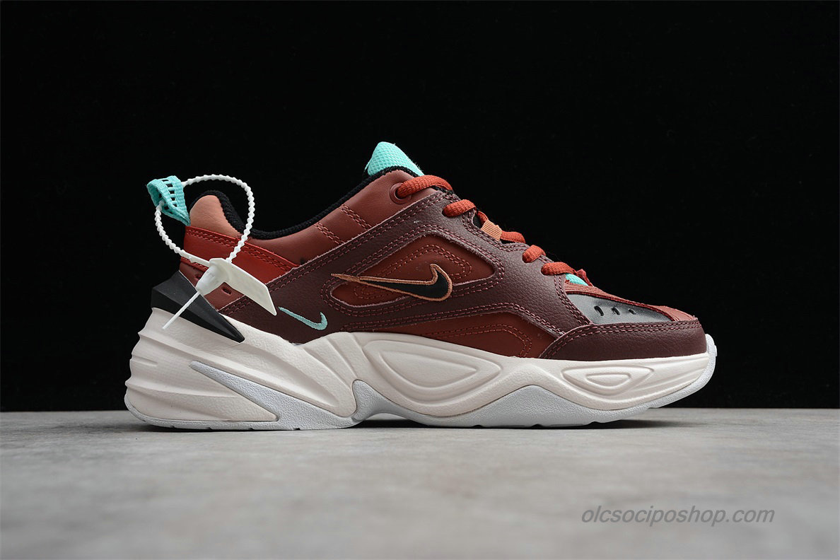 Női Nike M2K Tekno Barna/Zöld/Fekete Cipők (AO3108-200)