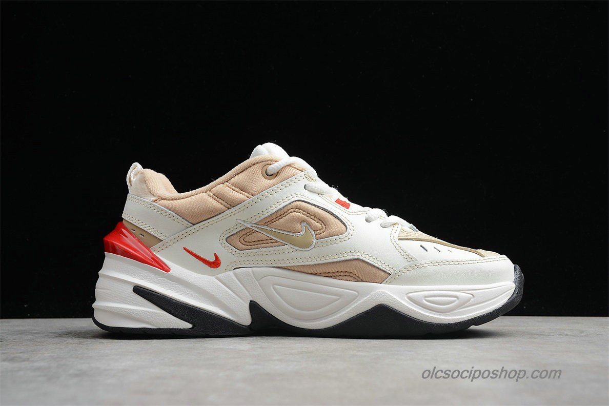 Nike M2K Tekno Piszkosfehér/Khaki/Piros Cipők (AV4789-102)