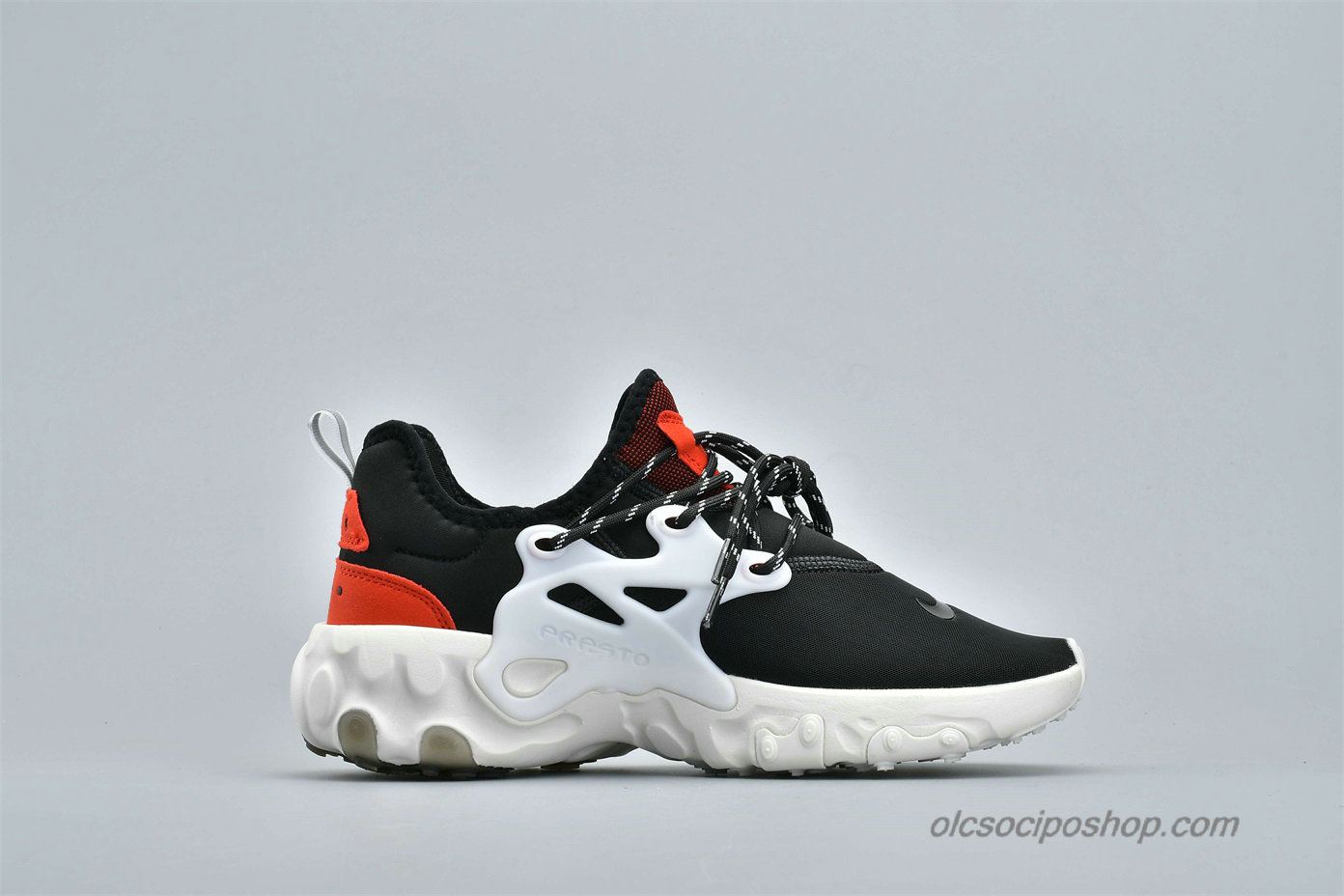 Nike Presto React Fekete/Fehér/Piros Cipők (AV2605-002)