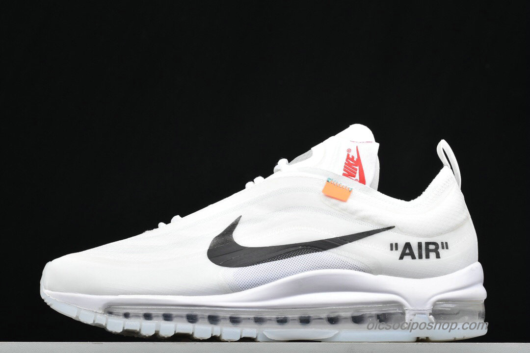 Off-White Nike Air Max 97 The Ten Fehér/Fekete Cipők (AJ4585-100)