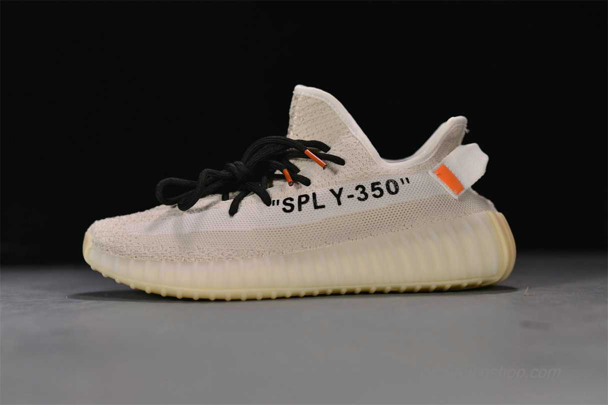 Off-White x Adidas Yeezy 350 V2 Boost Khkai Cipők (779001)