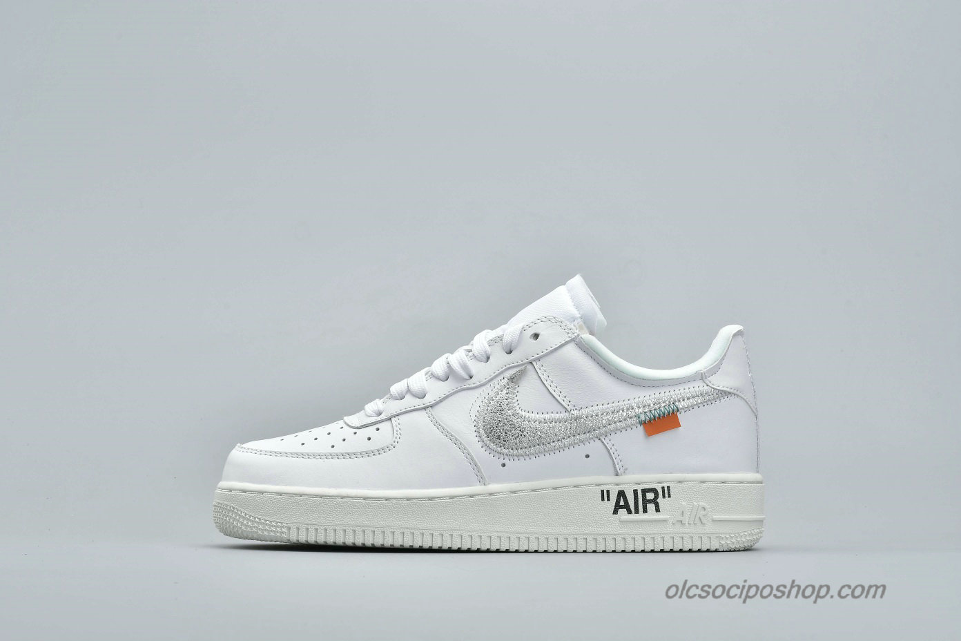 Off-White Nike Air Force 1 Low 07 Fehér/Ezüst Cipők (AO4297-100)