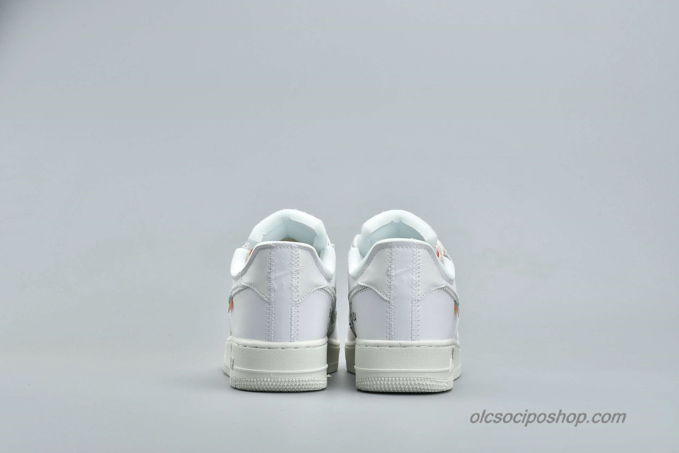 Off-White Nike Air Force 1 Low 07 Fehér/Ezüst Cipők (AO4297-100)