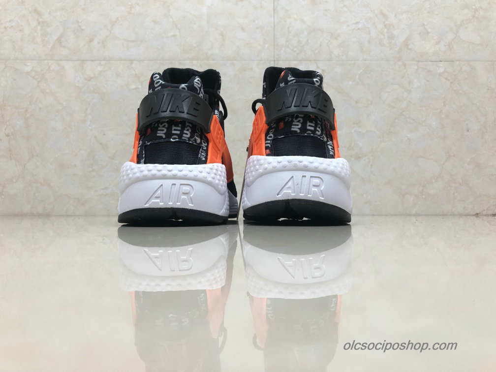 Nike Air Huarache Run Ultra Fekete/Narancs/Fehér Cipők (AT5017-001)