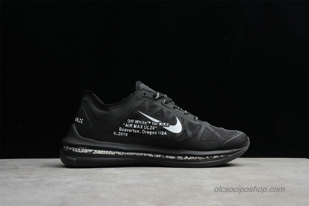 Férfi Off-White Nike Air Max Ignite Limitless UL 20 Fekete/Fehér Cipők (AJ5386-001)