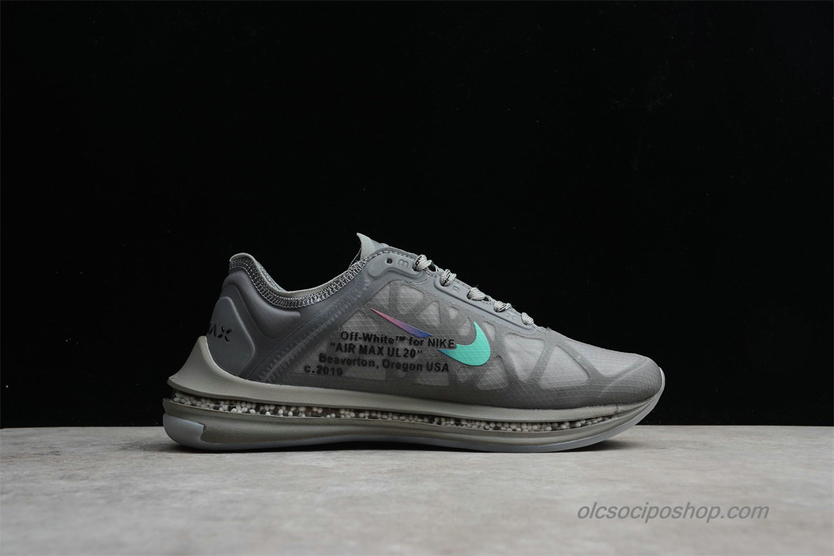 Férfi Off-White Nike Air Max Ignite Limitless UL 20 Szürke/Zöld Cipők (AJ5386-012)
