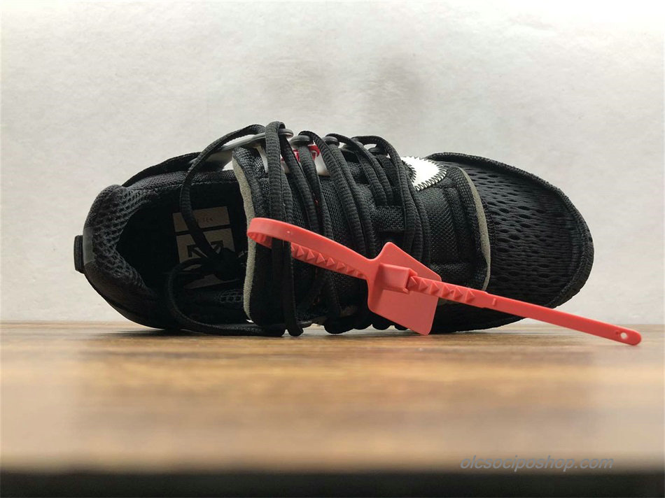Férfi Off-White Nike Air Presto Fekete/Fehér Cipők (AA3830-002)
