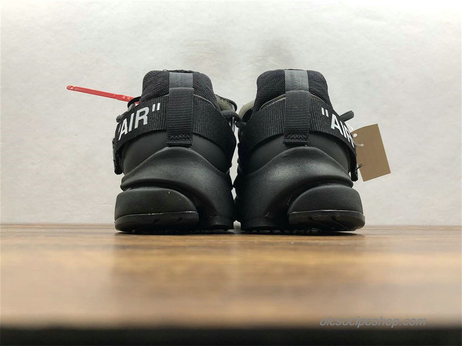 Férfi Off-White Nike Air Presto Fekete/Fehér Cipők (AA3830-002)
