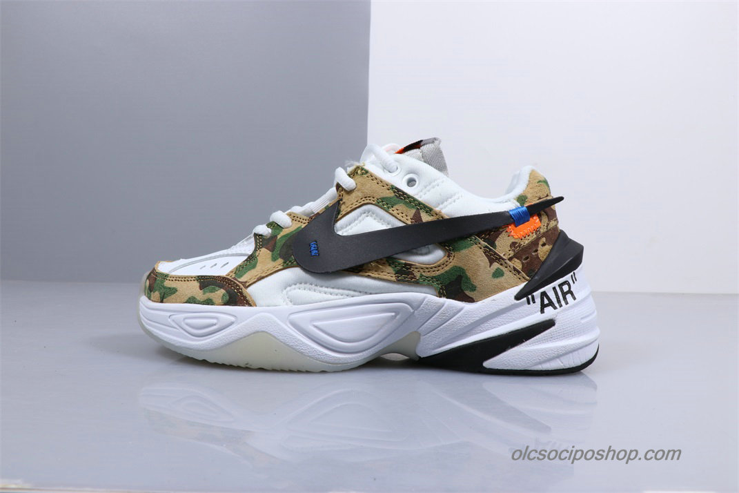 Off-White Nike M2K Tekno Fehér/Álcázás/Fekete Cipők (AO3108-500)