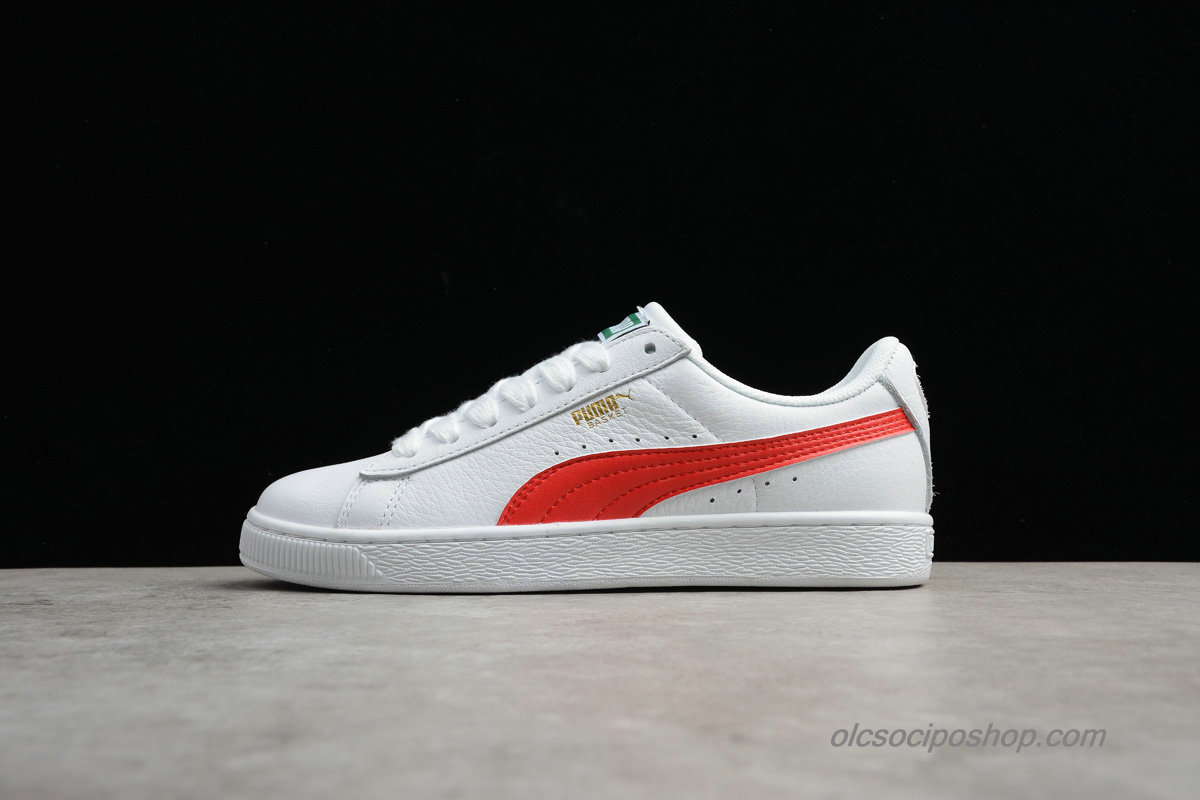 Puma Basket Classic LFS Fehér/Piros Cipők (354367-24)