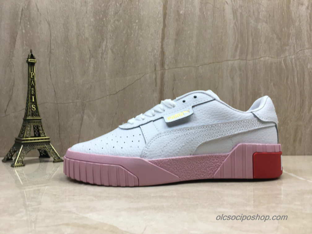 Női Puma Cali Fehér/Rózsaszín Cipők (369155-02)