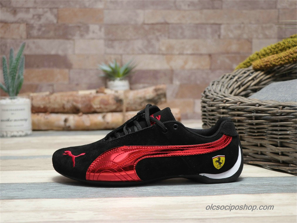 Férfi Puma Future Cat SF Suede Fekete/Piros Cipők