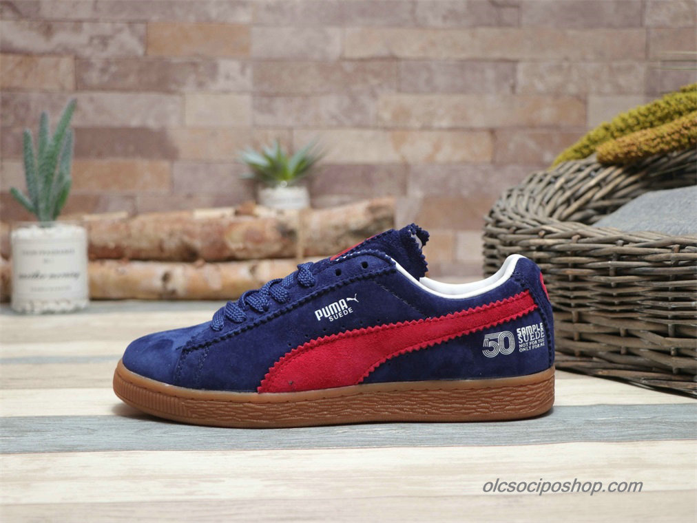 Puma Suede Classic Lau 50 Anniversary Sötétkék/Piros Cipők