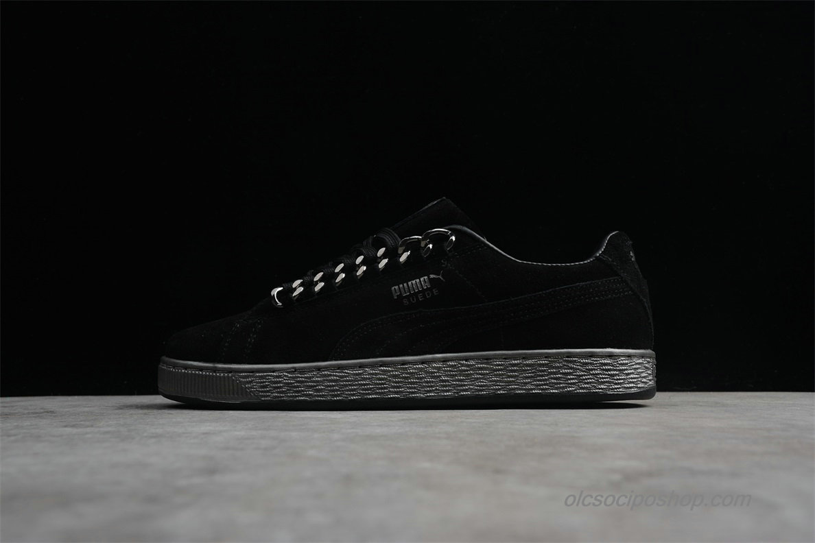 Férfi Puma Suede Classic x Chain Fekete/Ezüst Cipők (367391-01)