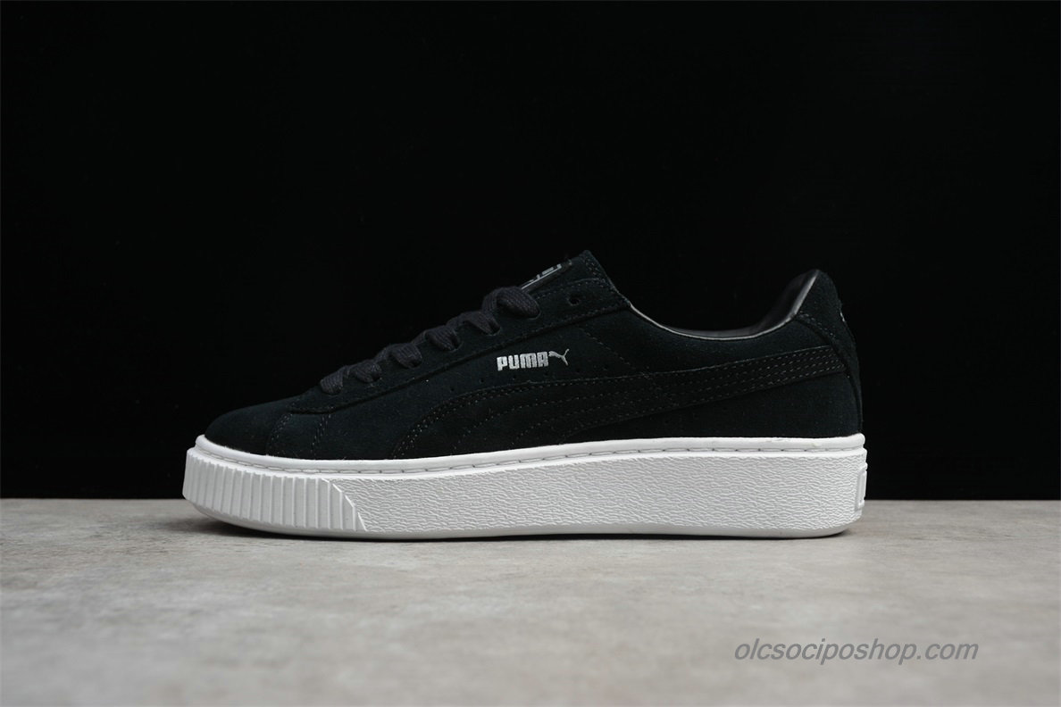Puma Suede Platform Fekete/Fehér Cipők (362223-01)