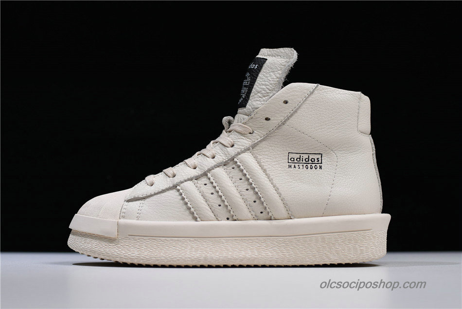 Adidas Mastodon Pro Model Ro Pearl High Piszkosfehér/Fekete Cipők