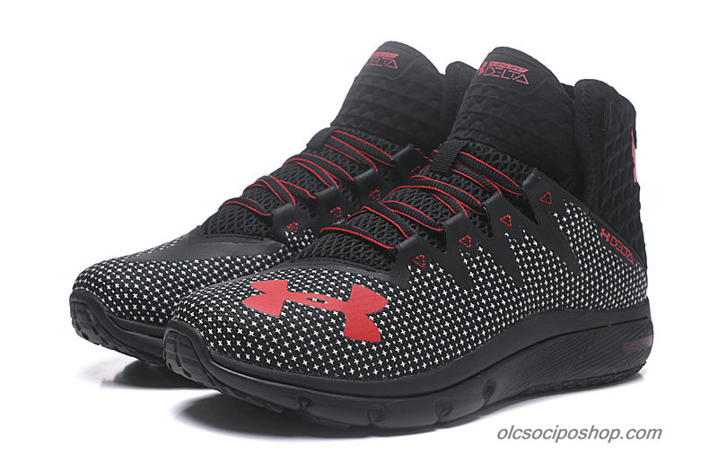 Férfi Under Armour Highlight Delta Fekete/Fehér/Piros Cipők