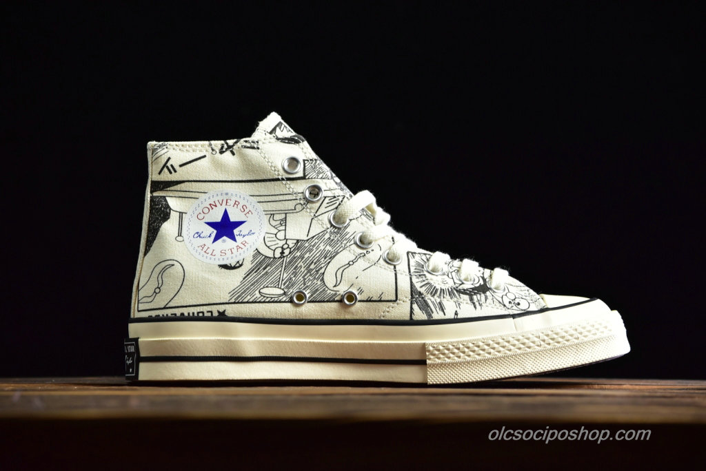 Undercover x Converse Chuck Taylor 70s Wear a Sock Fekete Cipők (162056C)