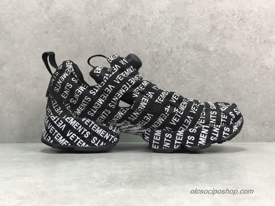 Vetements x Reebok Instapump Fury OG VET EMOJI Fekete/Fehér Cipők (CN3769)