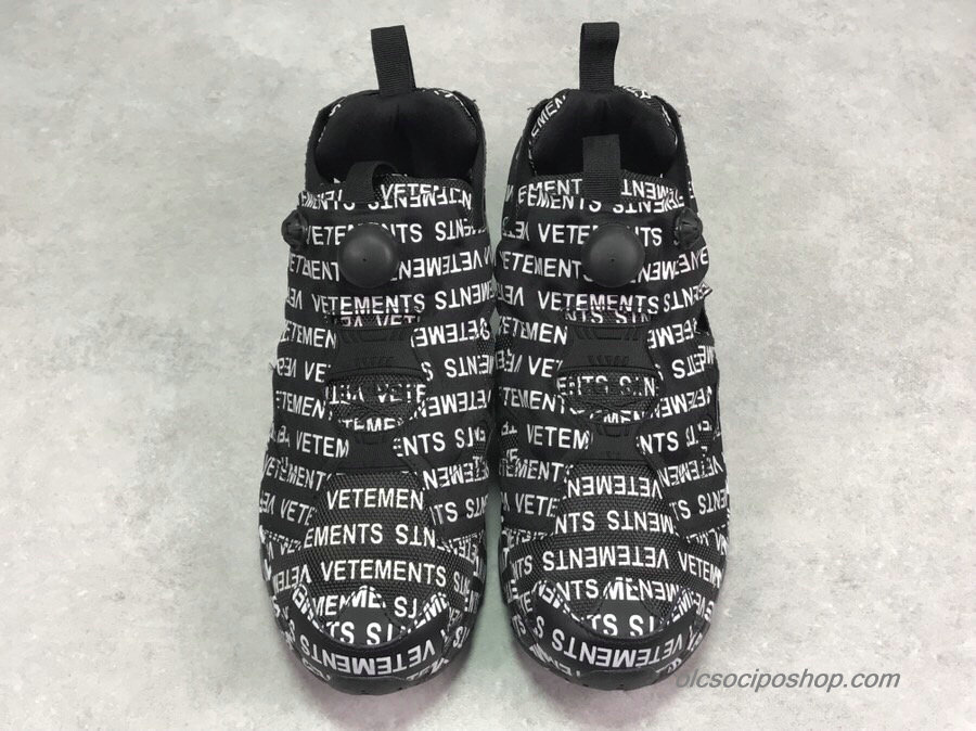 Vetements x Reebok Instapump Fury OG VET EMOJI Fekete/Fehér Cipők (CN3769)