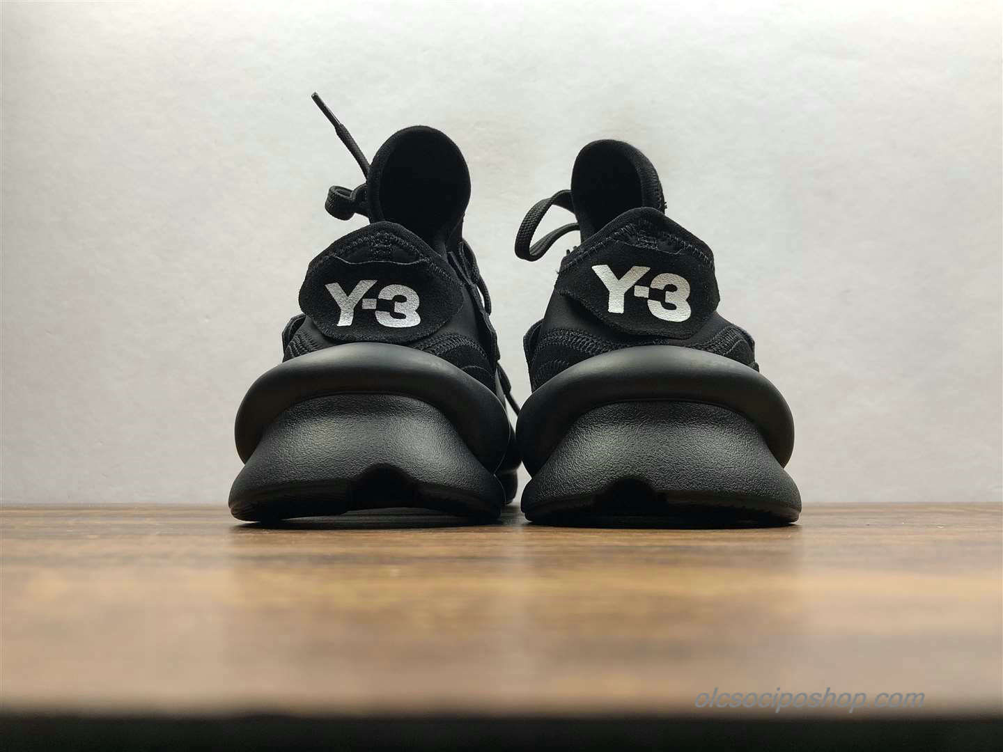 Yohji Yamamoto x Adidas Y-3 Kaiwa Chunky Fekete Cipők (A1616)