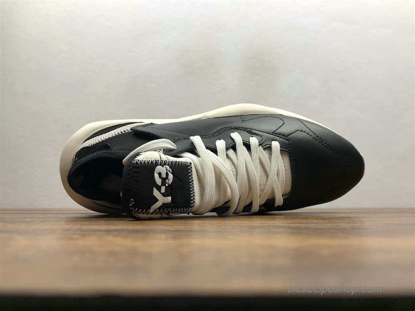Yohji Yamamoto x Adidas Y-3 Kaiwa Chunky Fekete/Piszkosfehér Cipők (A1660)