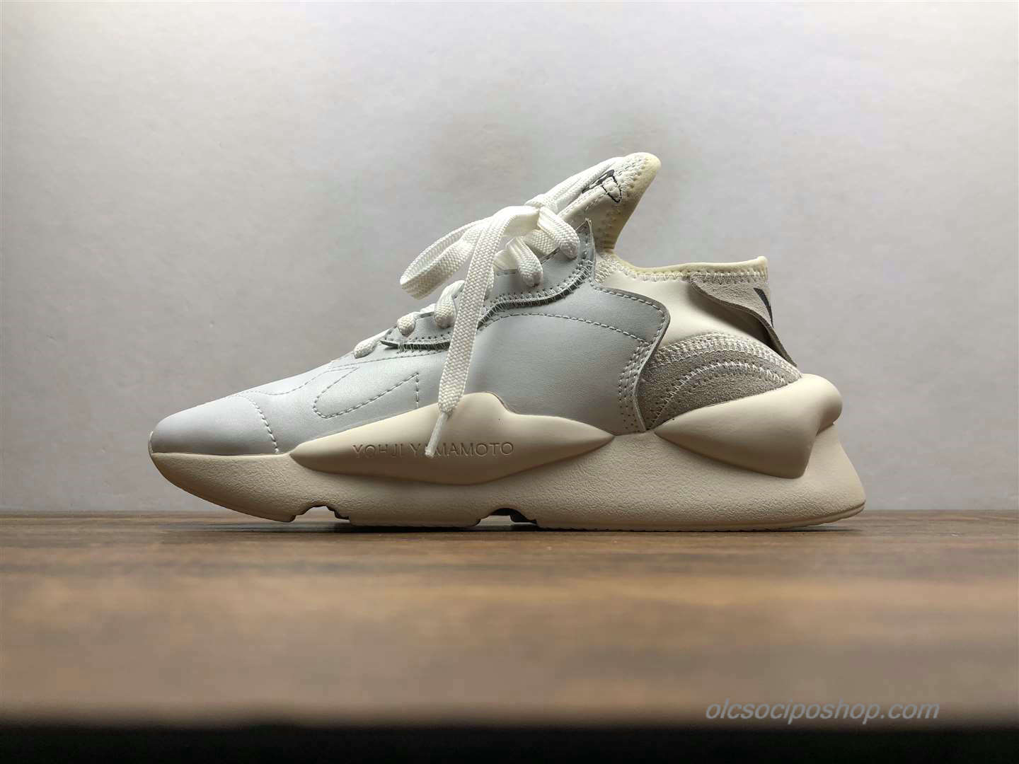 Yohji Yamamoto x Adidas Y-3 Kaiwa Chunky Világos szürke/Piszkosfehér Cipők (A1860)