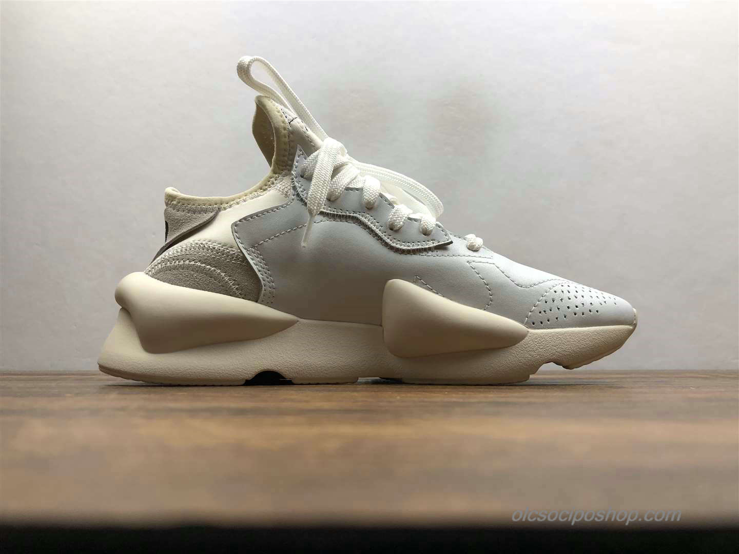 Yohji Yamamoto x Adidas Y-3 Kaiwa Chunky Világos szürke/Piszkosfehér Cipők (A1860)