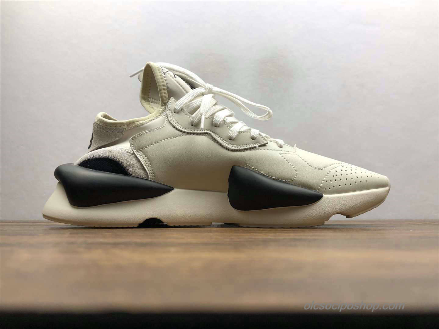 Yohji Yamamoto x Adidas Y-3 Kaiwa Chunky Piszkosfehér/Homok/Fekete Cipők (A6688)