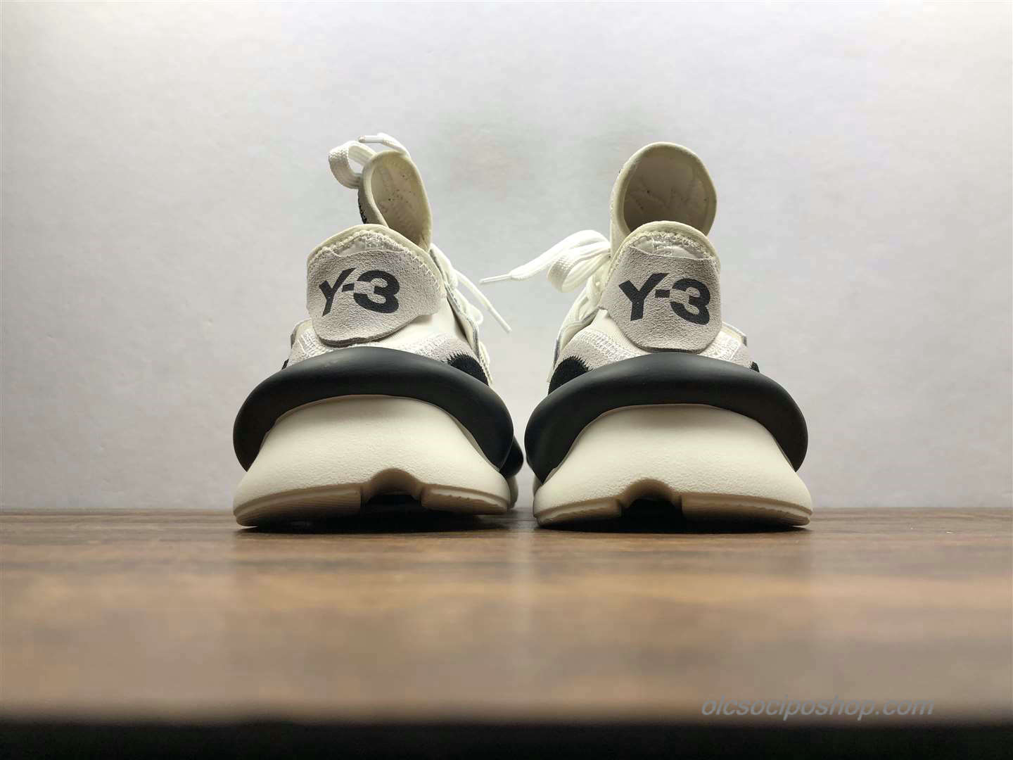 Yohji Yamamoto x Adidas Y-3 Kaiwa Chunky Piszkosfehér/Homok/Fekete Cipők (A6688)