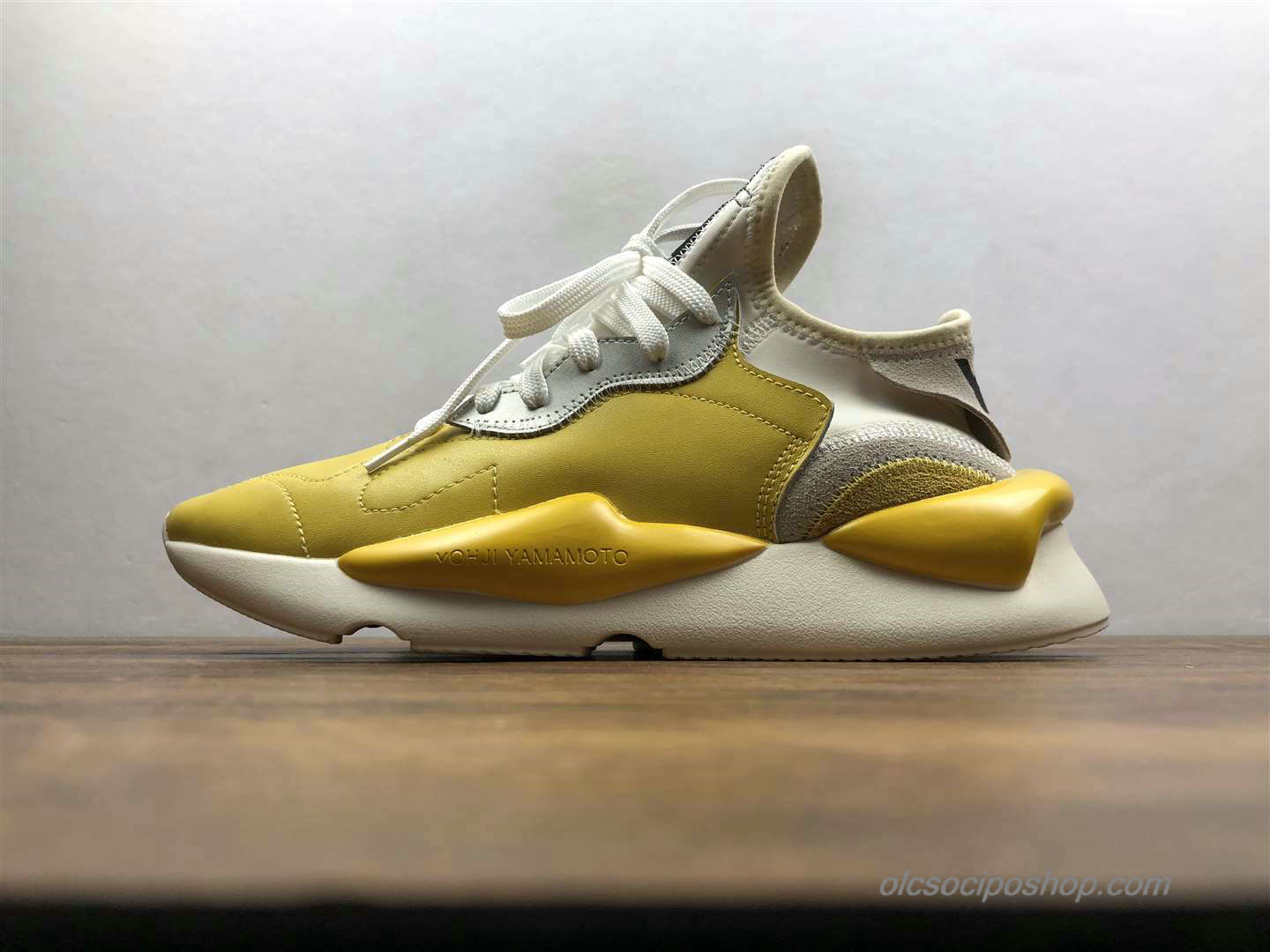 Yohji Yamamoto x Adidas Y-3 Kaiwa Chunky Sárga/Piszkosfehér Cipők (M3180)